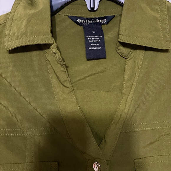 3 for $18 Long-Sleeve Button Down Top - Picture 3 of 4